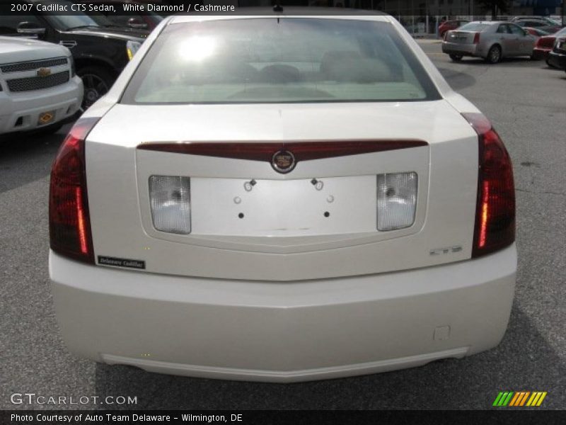 White Diamond / Cashmere 2007 Cadillac CTS Sedan