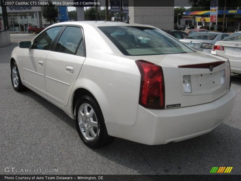 White Diamond / Cashmere 2007 Cadillac CTS Sedan