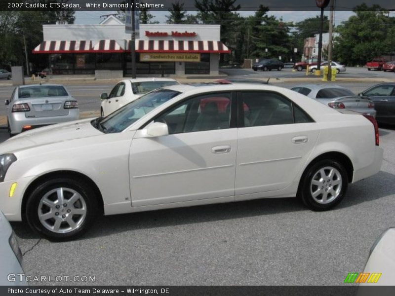 White Diamond / Cashmere 2007 Cadillac CTS Sedan