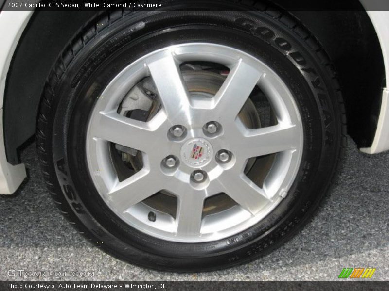 White Diamond / Cashmere 2007 Cadillac CTS Sedan
