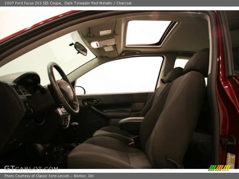Dark Toreador Red Metallic / Charcoal 2007 Ford Focus ZX3 SES Coupe