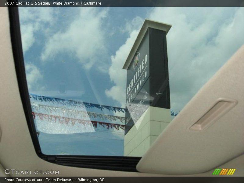 White Diamond / Cashmere 2007 Cadillac CTS Sedan