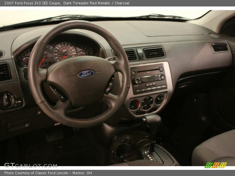 Dark Toreador Red Metallic / Charcoal 2007 Ford Focus ZX3 SES Coupe