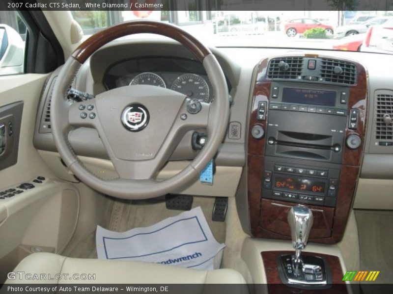 White Diamond / Cashmere 2007 Cadillac CTS Sedan
