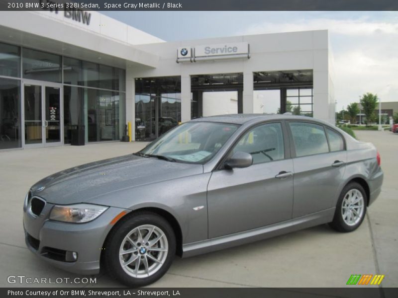 Space Gray Metallic / Black 2010 BMW 3 Series 328i Sedan
