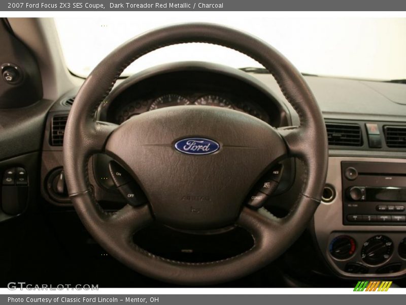 Dark Toreador Red Metallic / Charcoal 2007 Ford Focus ZX3 SES Coupe