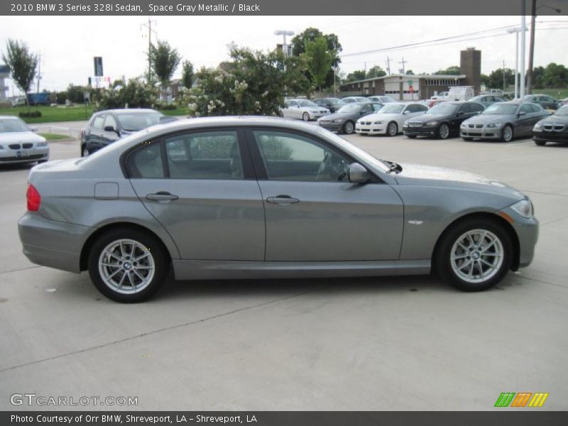 Space Gray Metallic / Black 2010 BMW 3 Series 328i Sedan