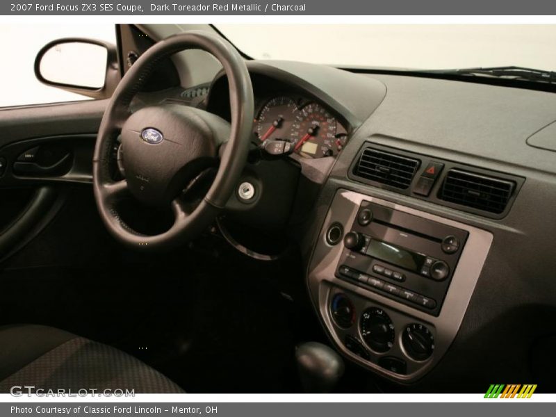 Dark Toreador Red Metallic / Charcoal 2007 Ford Focus ZX3 SES Coupe