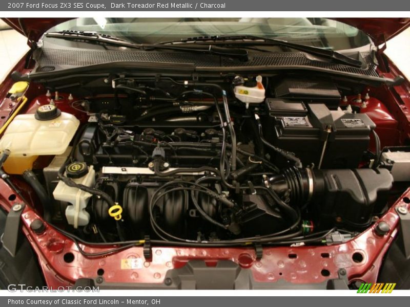 Dark Toreador Red Metallic / Charcoal 2007 Ford Focus ZX3 SES Coupe