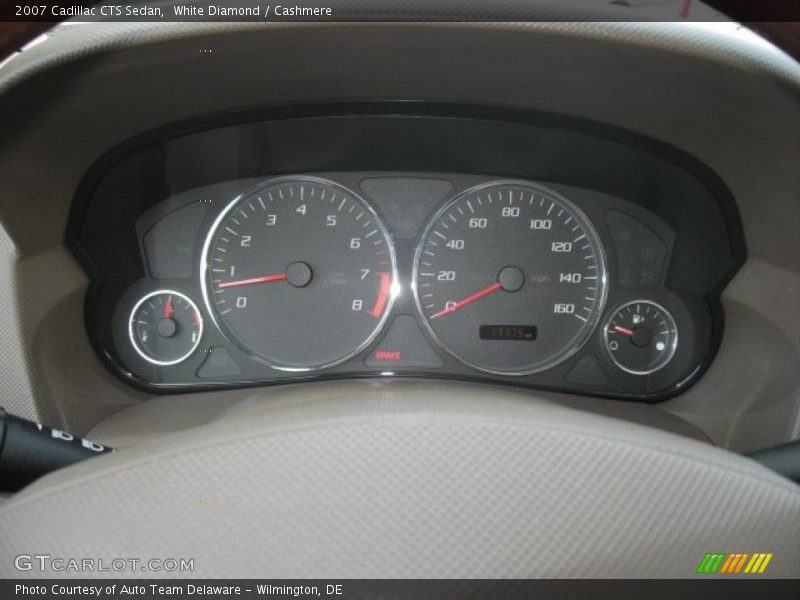White Diamond / Cashmere 2007 Cadillac CTS Sedan