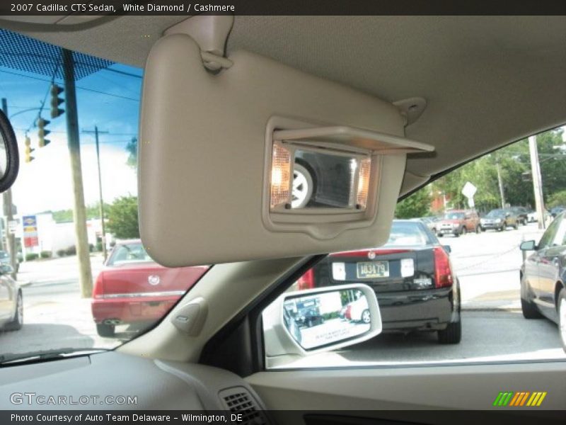 White Diamond / Cashmere 2007 Cadillac CTS Sedan