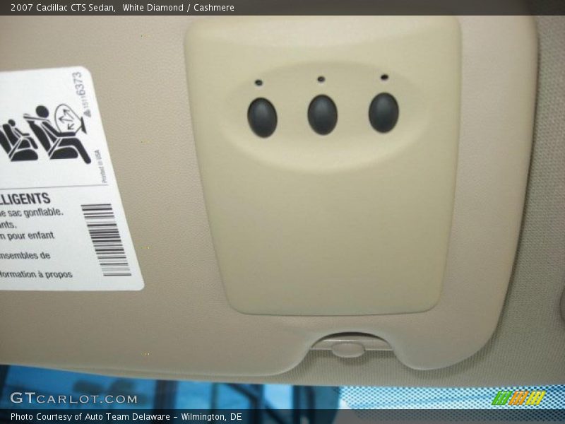White Diamond / Cashmere 2007 Cadillac CTS Sedan