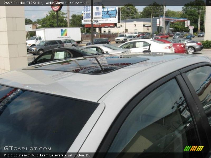 White Diamond / Cashmere 2007 Cadillac CTS Sedan