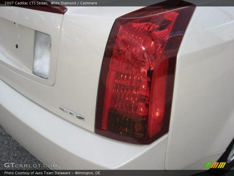 White Diamond / Cashmere 2007 Cadillac CTS Sedan