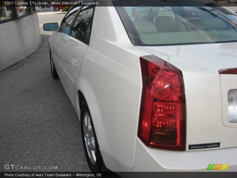 White Diamond / Cashmere 2007 Cadillac CTS Sedan