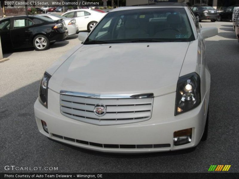 White Diamond / Cashmere 2007 Cadillac CTS Sedan