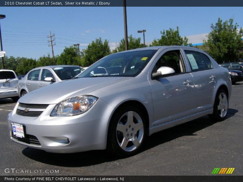 Silver Ice Metallic / Ebony 2010 Chevrolet Cobalt LT Sedan