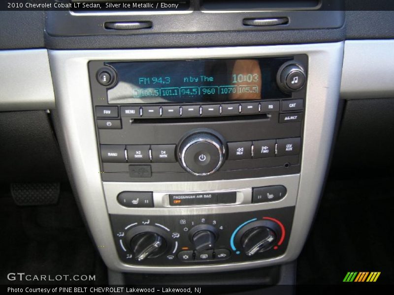 Silver Ice Metallic / Ebony 2010 Chevrolet Cobalt LT Sedan
