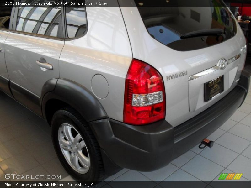 Sahara Silver / Gray 2006 Hyundai Tucson GLS V6 4x4