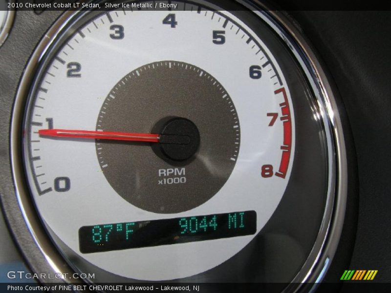 Silver Ice Metallic / Ebony 2010 Chevrolet Cobalt LT Sedan