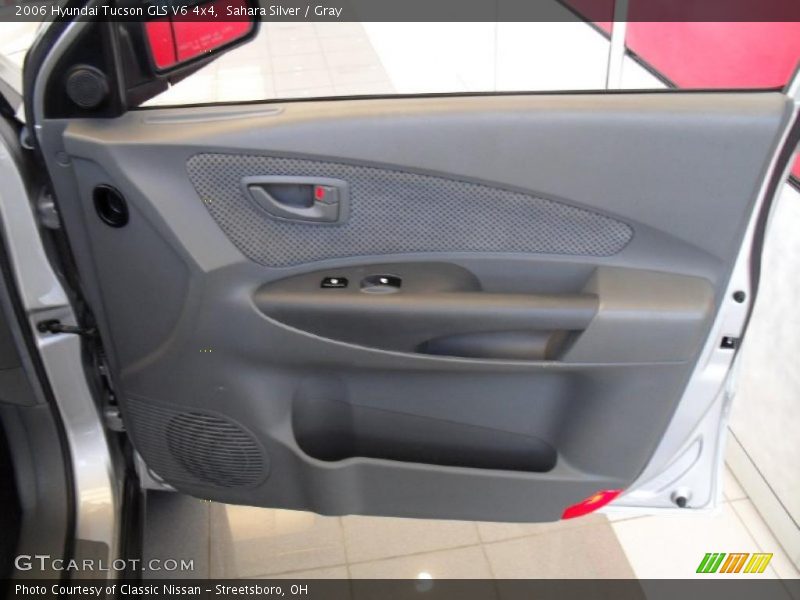 Sahara Silver / Gray 2006 Hyundai Tucson GLS V6 4x4