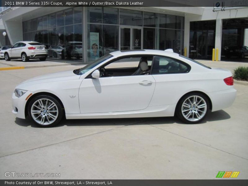 Alpine White / Oyster/Black Dakota Leather 2011 BMW 3 Series 335i Coupe