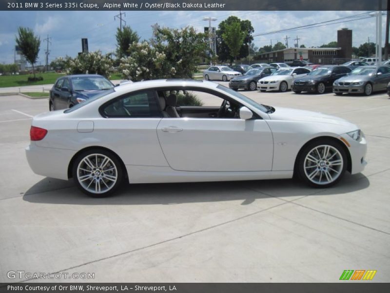 Alpine White / Oyster/Black Dakota Leather 2011 BMW 3 Series 335i Coupe