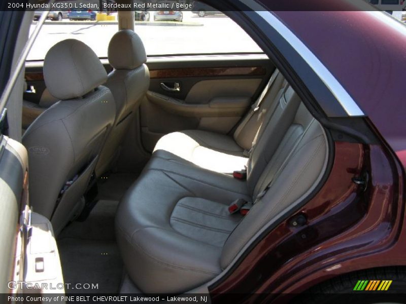 Bordeaux Red Metallic / Beige 2004 Hyundai XG350 L Sedan
