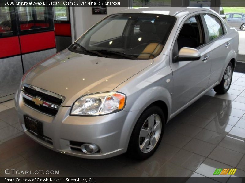 Cosmic Silver Metallic / Charcoal 2008 Chevrolet Aveo LT Sedan