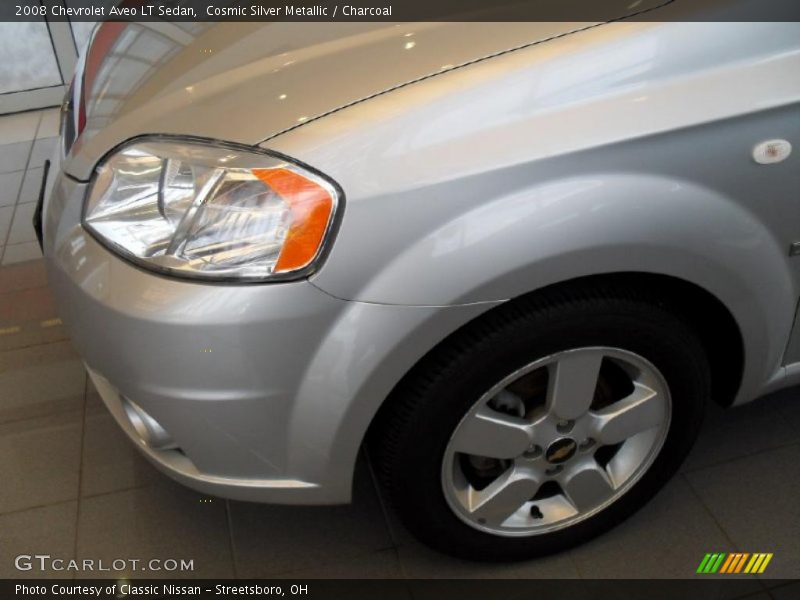 Cosmic Silver Metallic / Charcoal 2008 Chevrolet Aveo LT Sedan