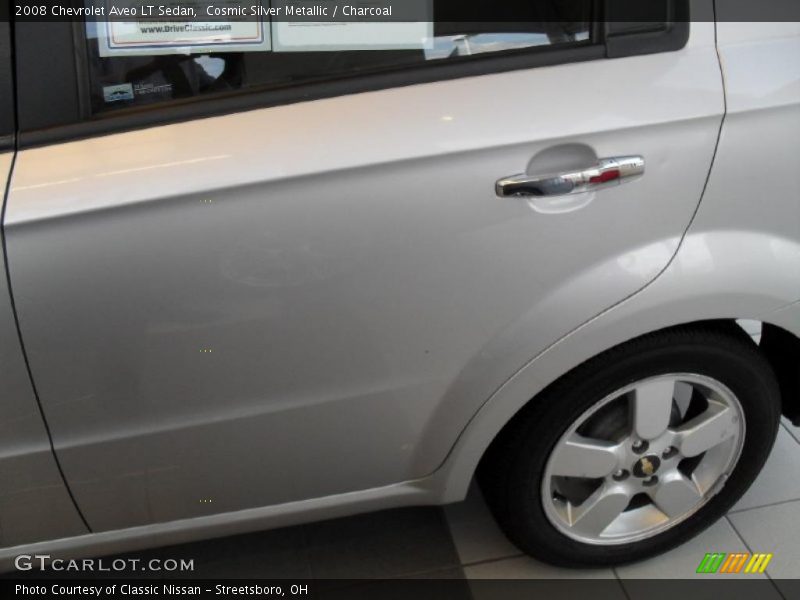 Cosmic Silver Metallic / Charcoal 2008 Chevrolet Aveo LT Sedan