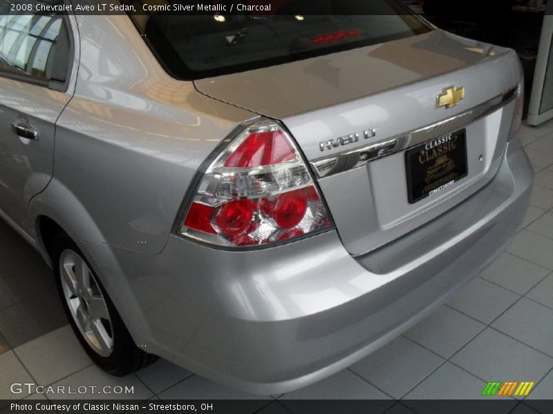 Cosmic Silver Metallic / Charcoal 2008 Chevrolet Aveo LT Sedan