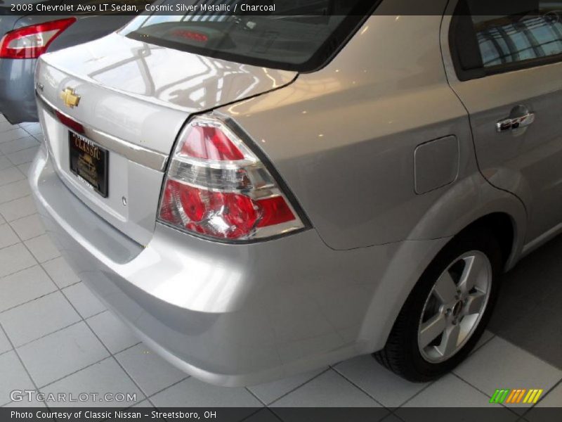 Cosmic Silver Metallic / Charcoal 2008 Chevrolet Aveo LT Sedan