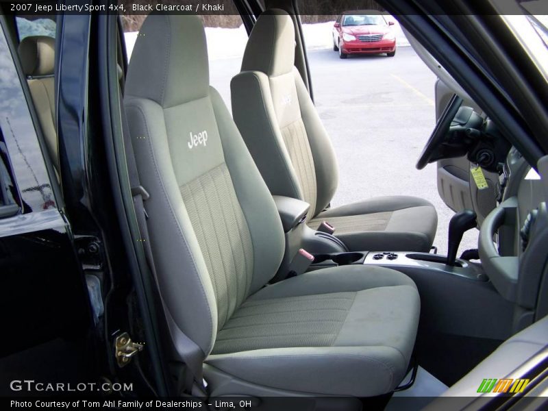 Black Clearcoat / Khaki 2007 Jeep Liberty Sport 4x4