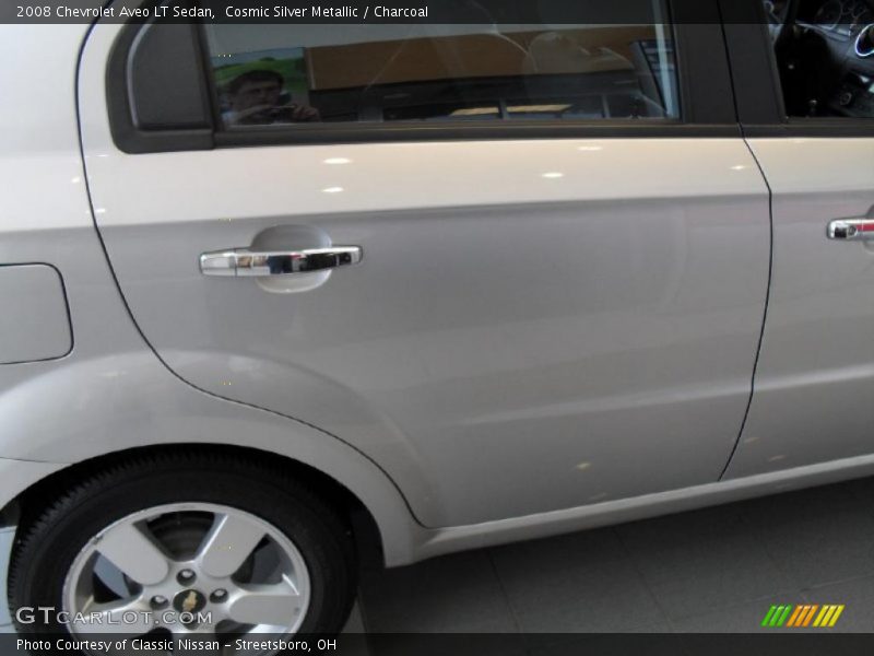 Cosmic Silver Metallic / Charcoal 2008 Chevrolet Aveo LT Sedan