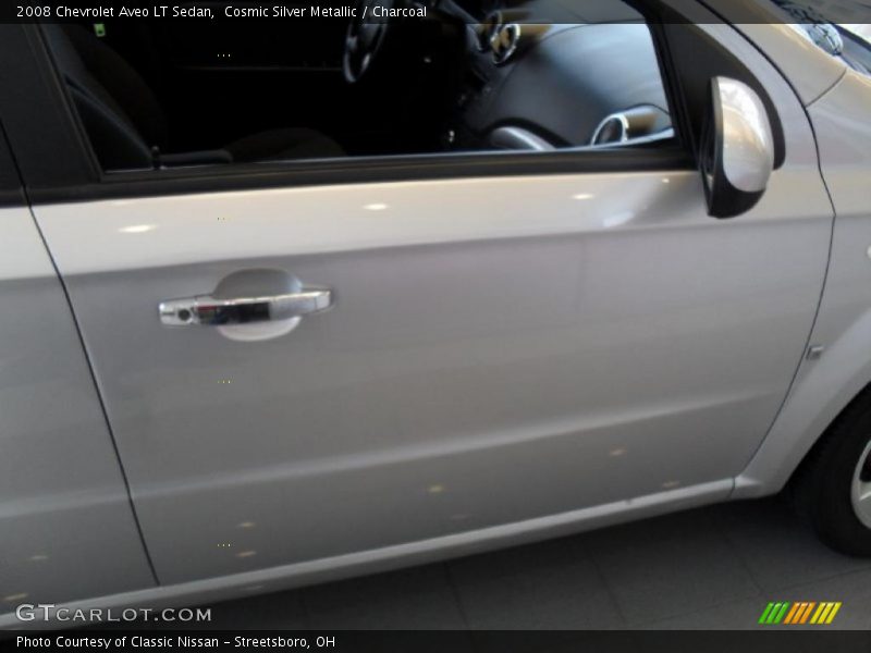 Cosmic Silver Metallic / Charcoal 2008 Chevrolet Aveo LT Sedan