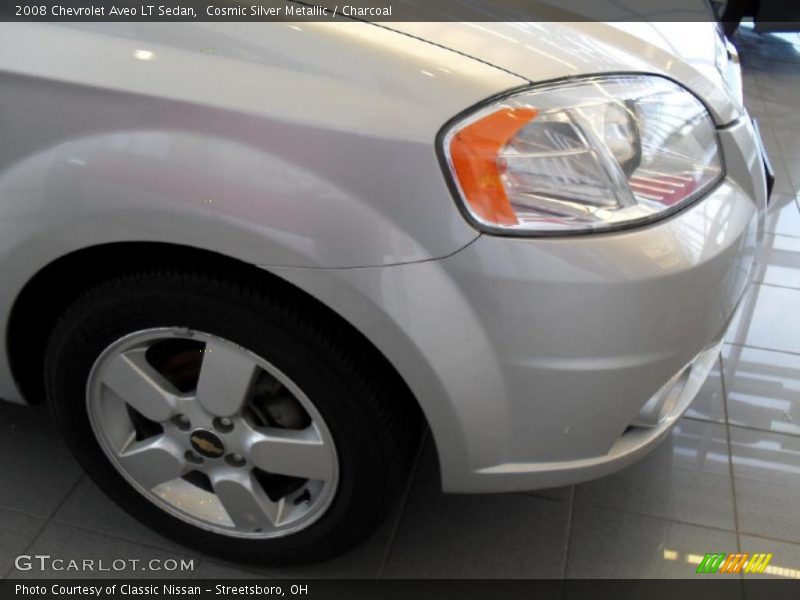 Cosmic Silver Metallic / Charcoal 2008 Chevrolet Aveo LT Sedan