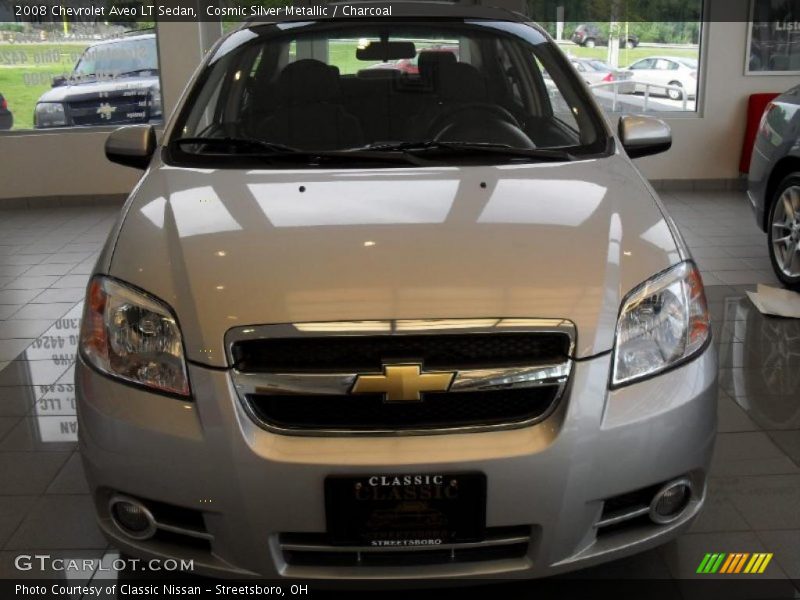 Cosmic Silver Metallic / Charcoal 2008 Chevrolet Aveo LT Sedan
