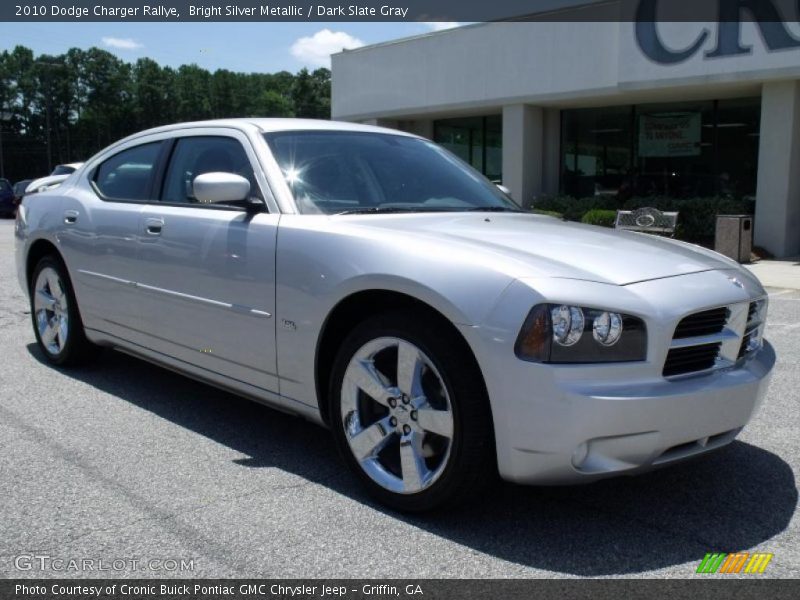 Bright Silver Metallic / Dark Slate Gray 2010 Dodge Charger Rallye