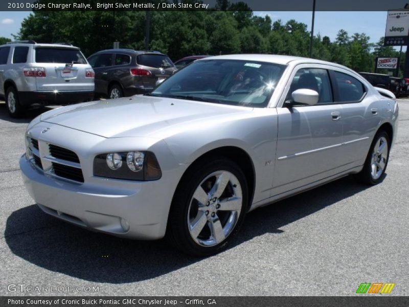 Bright Silver Metallic / Dark Slate Gray 2010 Dodge Charger Rallye