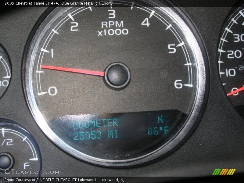 Blue Granite Metallic / Ebony 2009 Chevrolet Tahoe LT 4x4