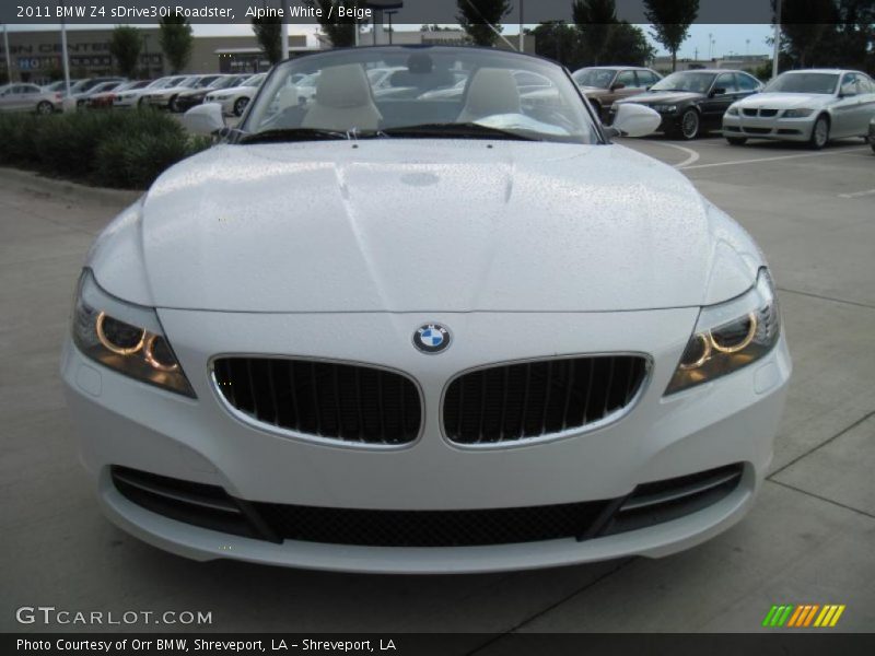 Alpine White / Beige 2011 BMW Z4 sDrive30i Roadster