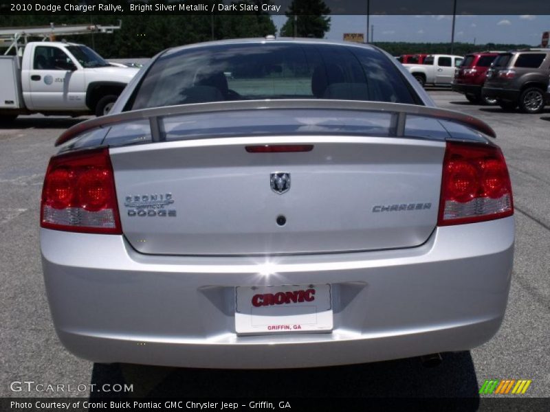 Bright Silver Metallic / Dark Slate Gray 2010 Dodge Charger Rallye