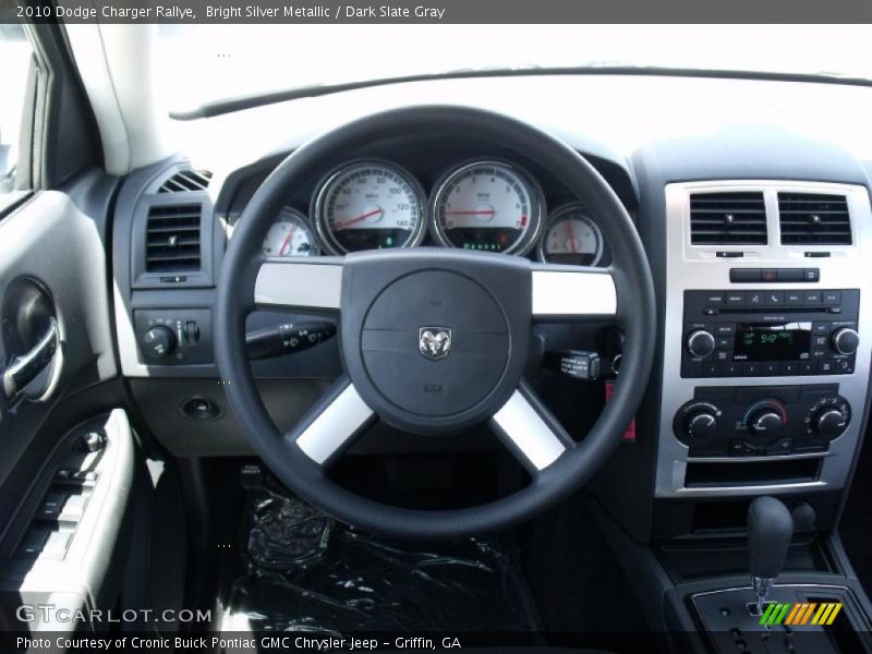 Bright Silver Metallic / Dark Slate Gray 2010 Dodge Charger Rallye