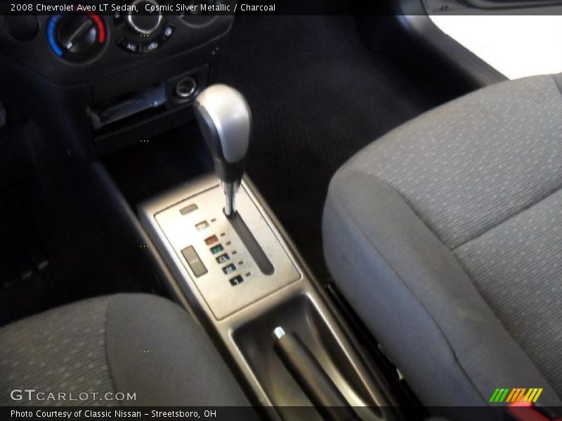 Cosmic Silver Metallic / Charcoal 2008 Chevrolet Aveo LT Sedan