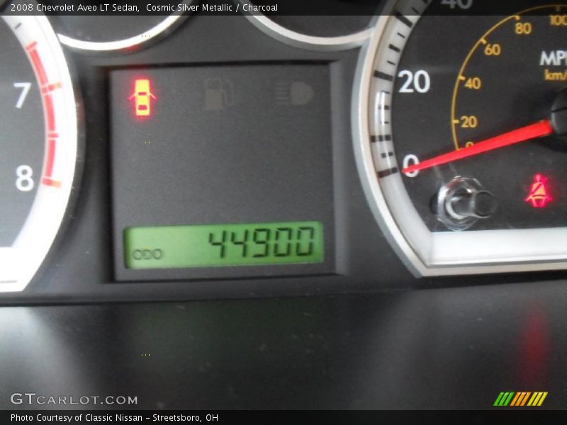 Cosmic Silver Metallic / Charcoal 2008 Chevrolet Aveo LT Sedan