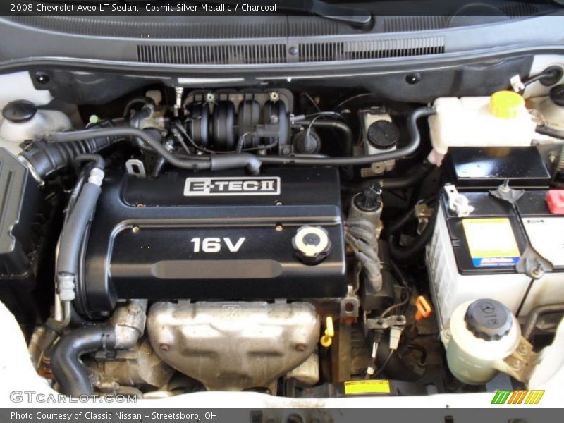 Cosmic Silver Metallic / Charcoal 2008 Chevrolet Aveo LT Sedan