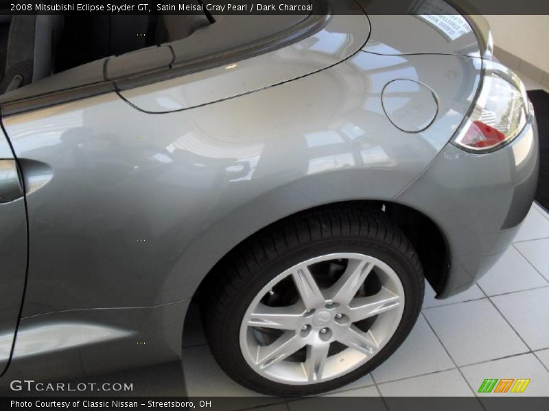 Satin Meisai Gray Pearl / Dark Charcoal 2008 Mitsubishi Eclipse Spyder GT