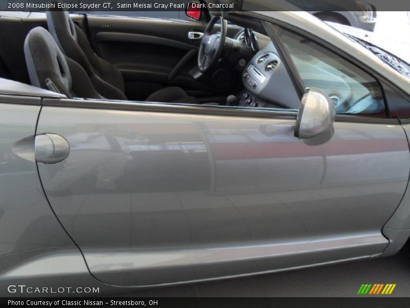 Satin Meisai Gray Pearl / Dark Charcoal 2008 Mitsubishi Eclipse Spyder GT