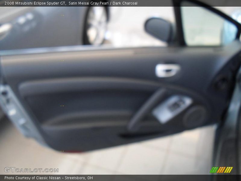 Satin Meisai Gray Pearl / Dark Charcoal 2008 Mitsubishi Eclipse Spyder GT